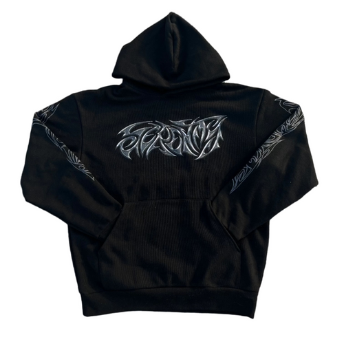 "BLACK METALLIC" Hoodie